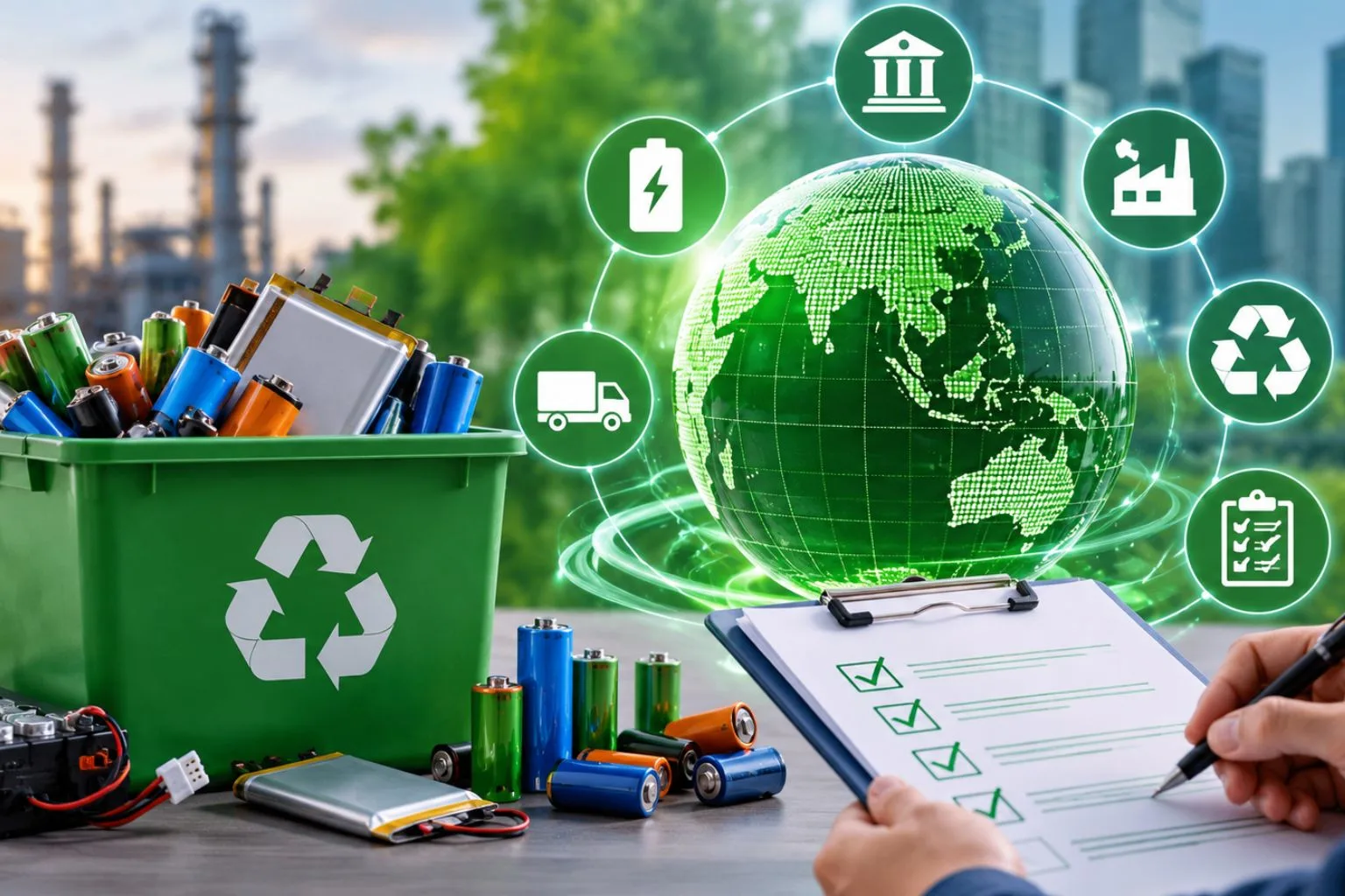 Battery Waste EPR Compliance and Recycling System