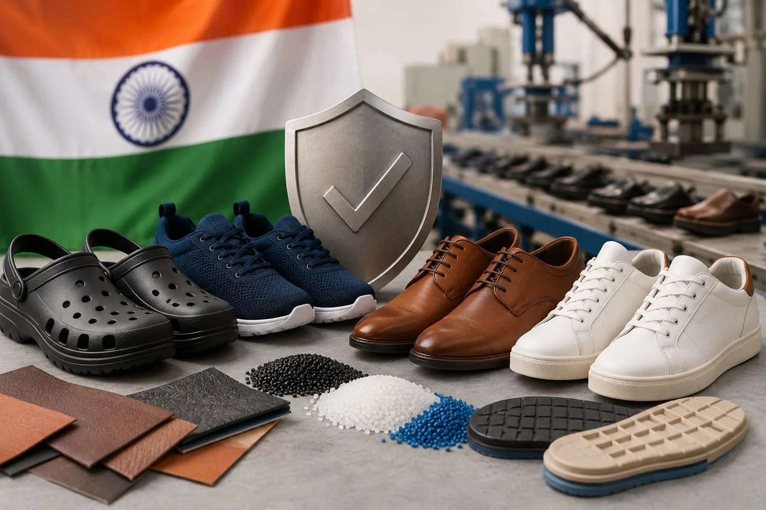 BIS-certified footwear manufacturing
