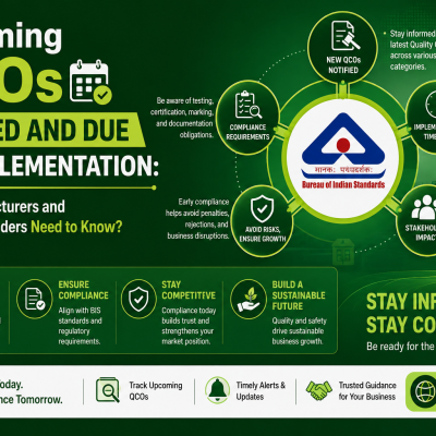 Upcoming QCOs Notified and Due for Implementation